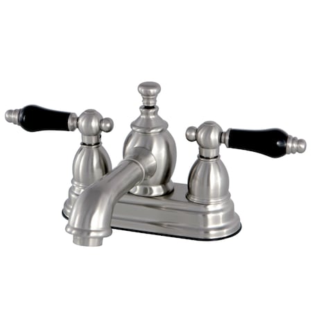 Kingston Brass KS7008PKL 4" Centerset Bathroom Faucet, Brushed Nickel KS7008PKL
